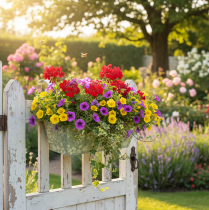 Product Flower box with bracket, balcony, metal, 35x15cm, H13cm