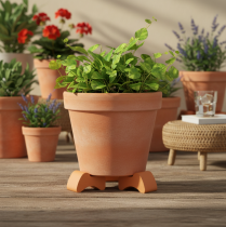 Product Flower pot feet, spacers for flower pots, 7cm, 3 pieces