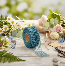 Product ProductName
Blue Mesh Ribbon 4.5 cm Wide for Craft Projects – 10 m Roll
ProductDescription
```html
<h2>Blue Mesh Ribbon for Creative Decorations and Crafting</h2>
<p>This blue mesh ribbon, measuring 4.5 cm in width and 10 m in length, is a versa