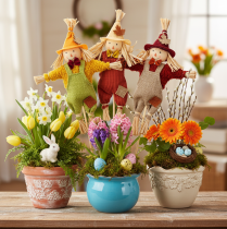 Product Scarecrow Stick Decoration for Indoor Plants and Crafting - 60cm