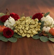 Product Decorative stones, table decoration, scatter decoration, yellow gold, 9mm–13mm, 2kg