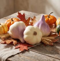 Product Vegetable Decoration Garlic Yellow Purple in Net Ø4.5cm 12 pcs