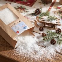 Product Decorative snow white made from corn 100% bio-based material 20g