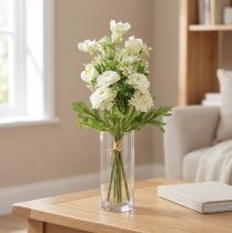 Product Artificial flower decorative bouquet Jasmine Bellis 30cm artificial for table decoration vase durable