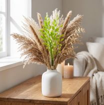 Product Artificial Grasses Decoration Quaking Grass Green 47cm Bunch of 3pcs