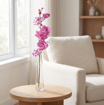 Product Orchid Phalaenopsis artificial 6 flowers purple 70cm