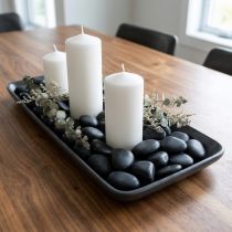 Product River pebbles black matt 2cm - 5cm 1kg