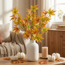 Product Artificial branch maple orange red deco branch autumn decoration 60cm