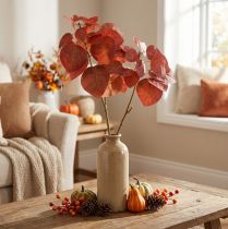 Product Deco branch deco leaves artificial tallow tree red leaves 72cm