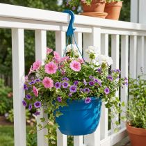 Product Hanging basket 25cm blue