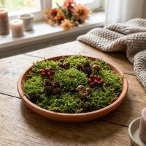 Product Ceramic coaster, saucer terracotta clay Ø14.5cm