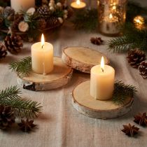 Product Round birch slices, natural, 10 pieces – Decoration &amp; Crafts, Wedding, Christmas