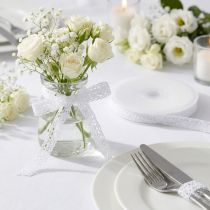Product Decorative ribbon decorative lace ribbon wedding W16mm L20m