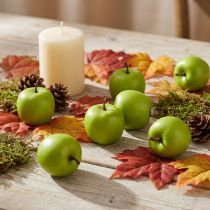 Product Decorative mini apples green-yellow artificial H4.3cm Ø3.6cm 24 pcs
