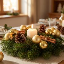 Product Mini Christmas balls glass gold Ø2.5cm 22 pcs