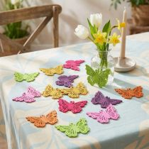 Product Scatter decoration butterfly wooden table decoration spring 4×3cm 72 pcs