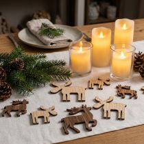 Product Mix reindeer for scattering brown, natural 3cm – 5cm 72 pcs