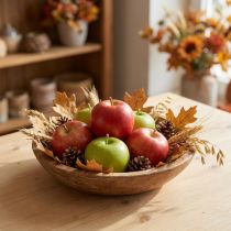 Product Decorative Apple Red Green Artificial Fruit Ø5.5cm H5cm 12 pcs