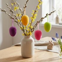 Product Easter Eggs for Hanging Green Yellow Pink Berry 11cm 4 Pcs