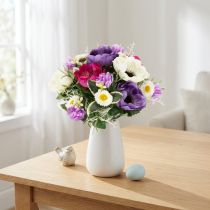 Product Artificial flower bouquet of anemones, spring decoration, versatile in a modern design, 26cm