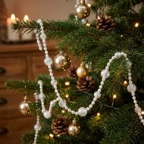 Product Pearl necklace pearl ribbon pearl garland iridescent 270cm × 2pcs