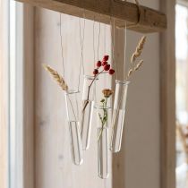 Product Test tube decorative glass for hanging mini vase Ø2.4cm H22.5cm