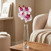 Product Orchid Artificial Phalaenopsis 4 Flowers White Pink 72cm
