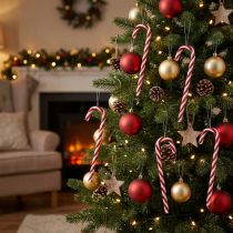 Product Christmas tree decoration candy cane 18cm 12pcs