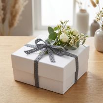 Product Decorative ribbon grey dark decorative ribbon W9mm L20m