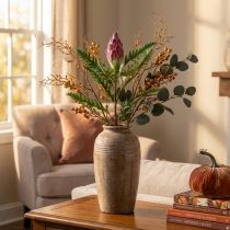 Product Artichoke Artichoke Pink Artificial Plants Deco Autumn H68cm