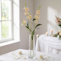 Product Artificial lily with long stem, artificial flower, wedding room accent decoration, 110cm, 2 pieces