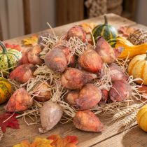 Product Vegetable decoration mini beets artificial Ø2.5cm H3.5cm 24 pcs