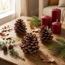 Product Pine cones natural large decorative pine cones 8-9 cm 3 pieces