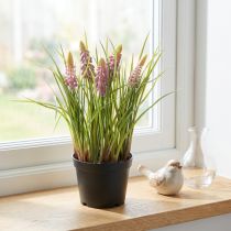 Product Artificial hyacinth plant in a pot, perfect decoration for home and office, 26cm