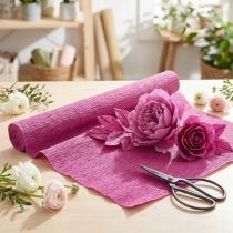 Product Florist crepe paper magenta 50x250cm