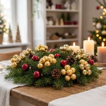 Product Mini Christmas tree balls glass mirror berries Ø20mm 140 pcs
