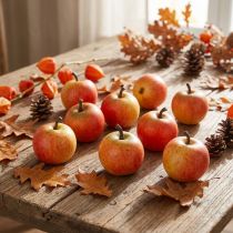 Product Artificial Fruit Decorative Apples Cox Orange 3.5cm 24 Pieces Scatter Decoration Autumn Decoration