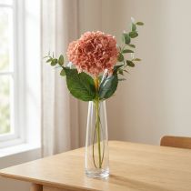 Product Artificial Pink Hydrangea Stem 80cm