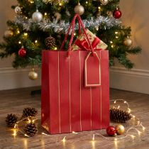 Product Gift Bag Christmas Bag Red Gold 18×10×23cm 1 pc