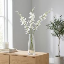 Product Orchids artificial Oncidium artificial flowers white 90cm