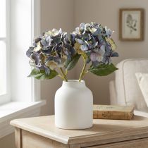Product Artificial flowers in blue hydrangea large Ø15cm L58cm 2pcs
