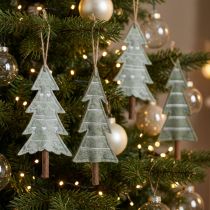 Product Felt Christmas Tree Ornaments, Green, 20cm, Set of 4