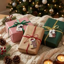 Product Christmas tags gift tags Christmas 6cm 6pcs