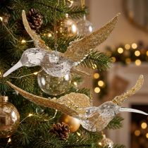 Product Christmas tree ornaments bird hummingbird pendant 11.5/14cm set of 2