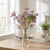 Product Artificial flower bouquet, silk flowers, purple, decorative, 51cm