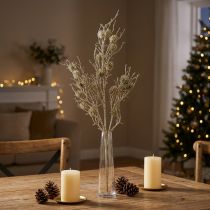 Product Larch branch artificial in decorative branch gold glitter L85cm