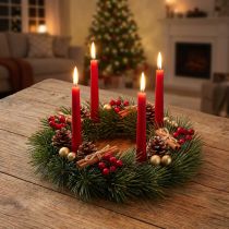 Product Mini Advent wreath artificial like real pine needles Ø22cm