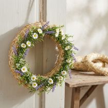 Product Straw Wreath Base for DIY Decorations and Floristry 15x3cm Set of 10