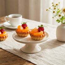 Product Decorative mini cakes with fruit, 6cm, artificial cake replicas for shop windows and displays, set of 4
