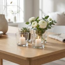 Product Glass pot Ø10cm clear 12pcs